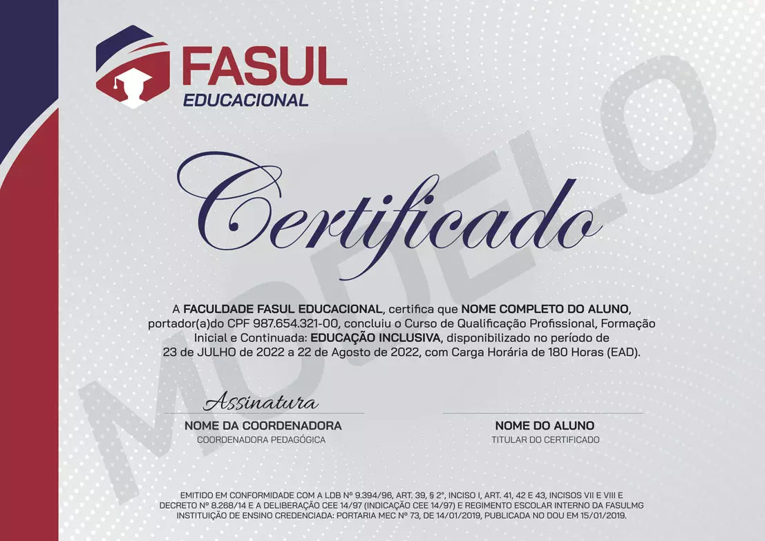 Portal Curso Grátis Online - Certificado FASUL EDUCACIONAL